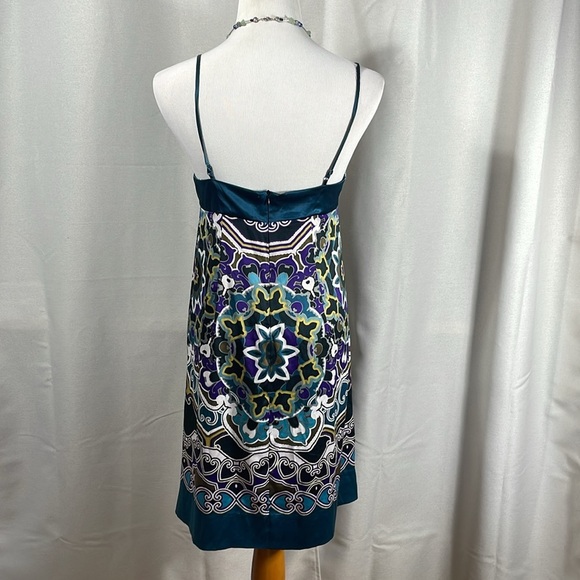 Y2k Ice Multicolor Scarf Dress Spaghetti straps - Picture 6 of 9